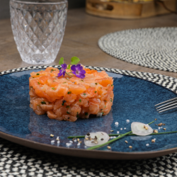 Tartare de saumon nature -...