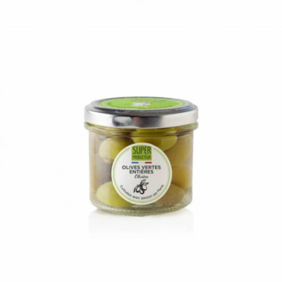 Olives vertes entières...