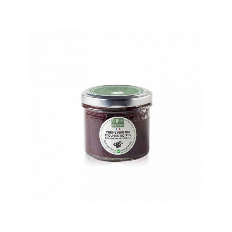 Crème fine bio d'olives noires de la Drôme Provençale -  90g