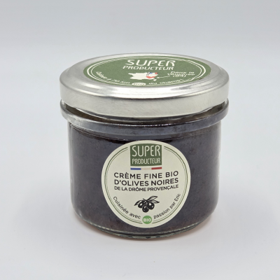 Crème fine bio d'olives...