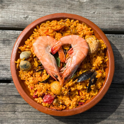 Paella aux fruits de mer -...