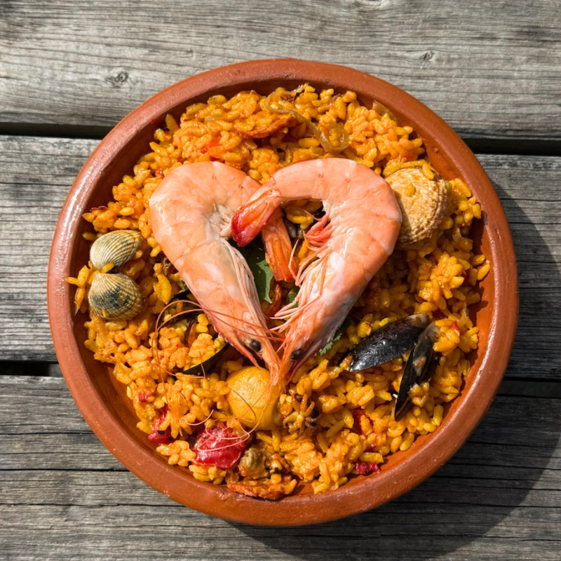 Paella aux fruits de mer - 500g - la part pour 1 personne