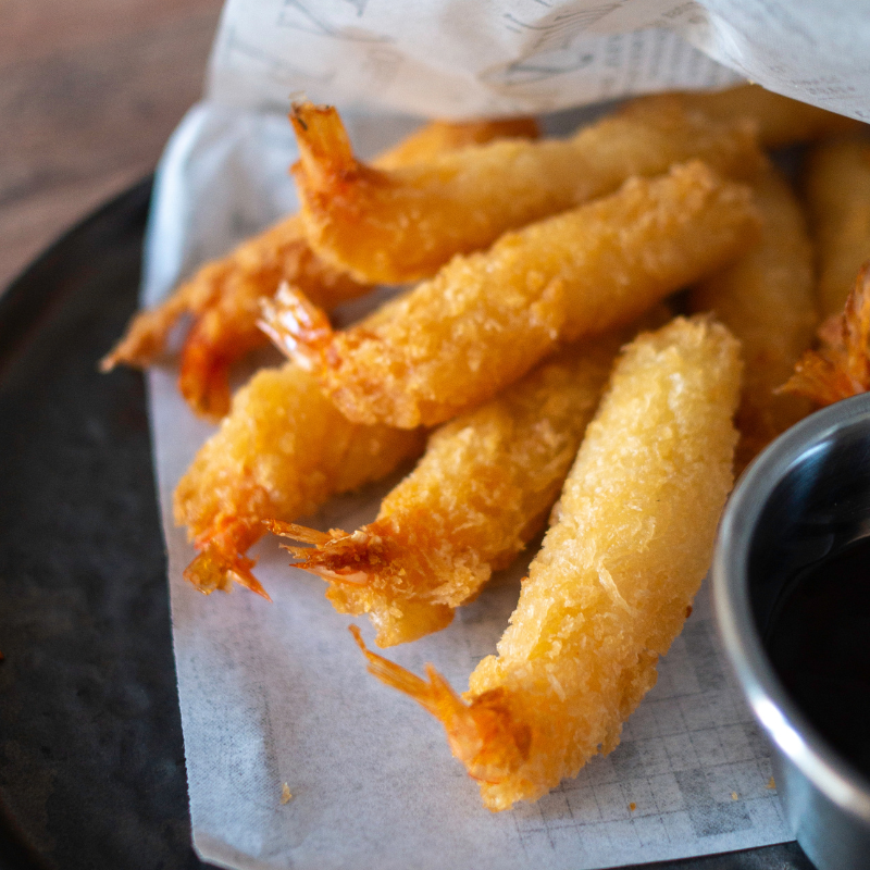 Lot de 12 crevettes panées