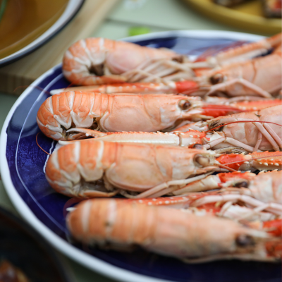 Langoustines cuites calibre...