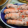 Langoustines cuites calibre 16/20 pièces au kg - lot de 12 pièces